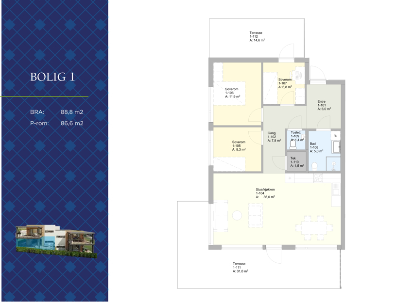 Brevik Terrasse bolig 1