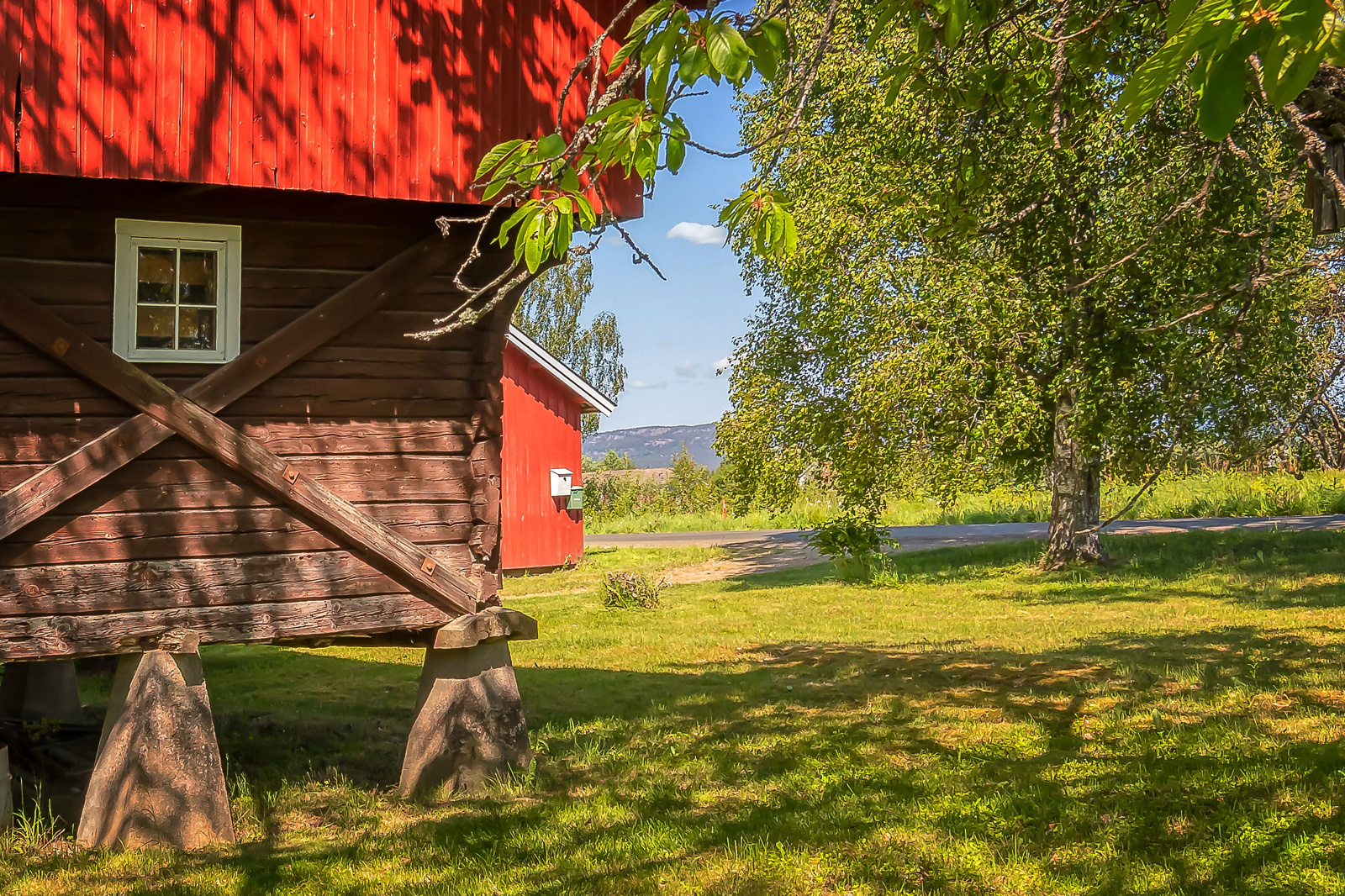 Detalj fra tunet