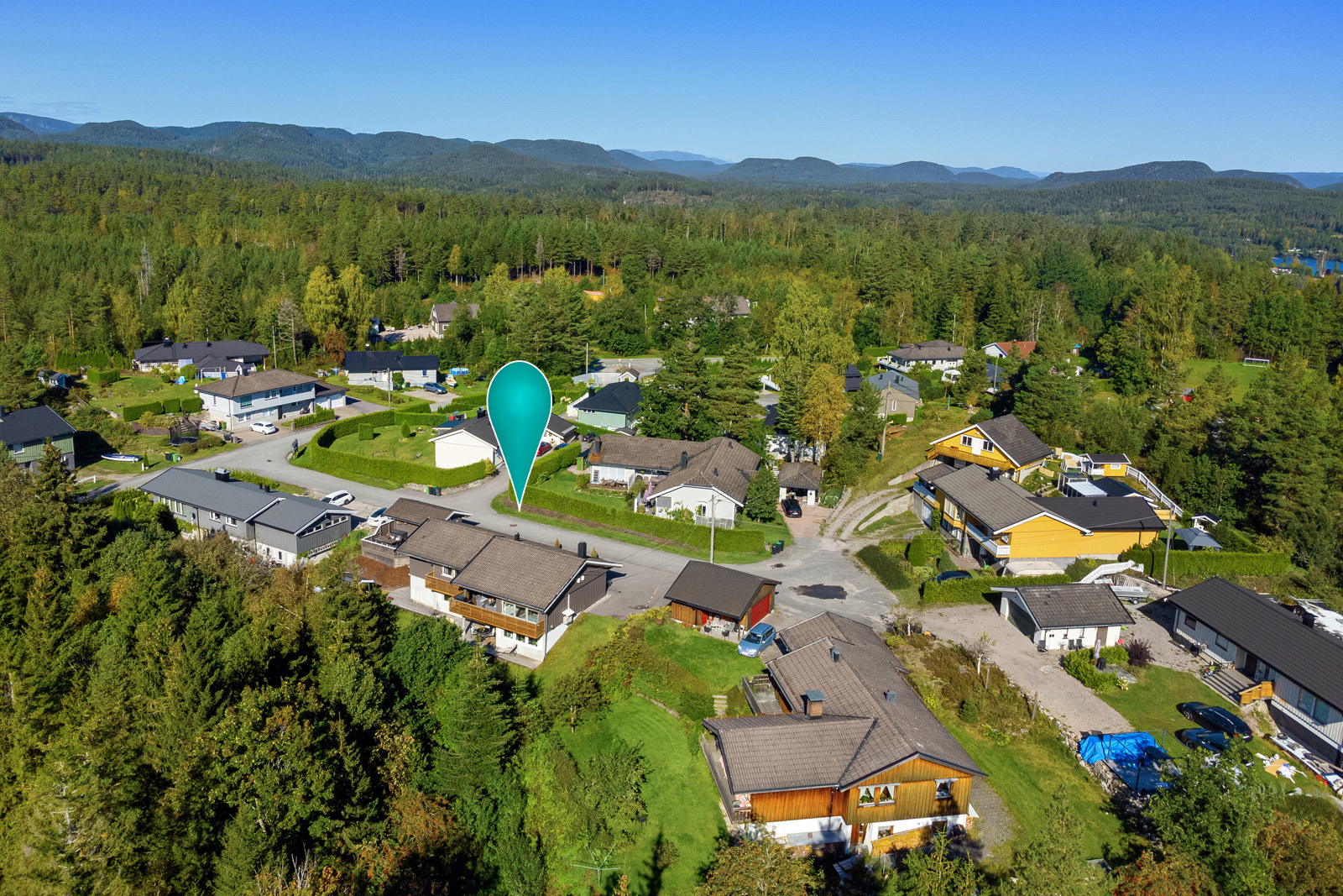 Bilde tatt med drone