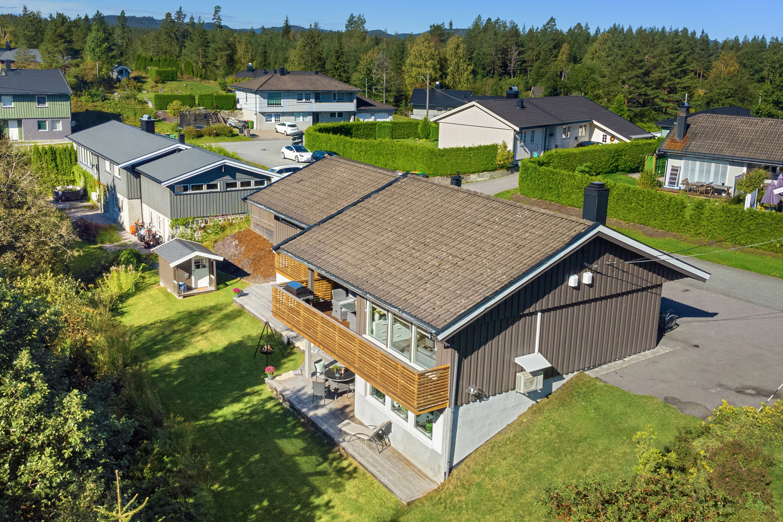 Barnevennlig, solrikt og rolig område.