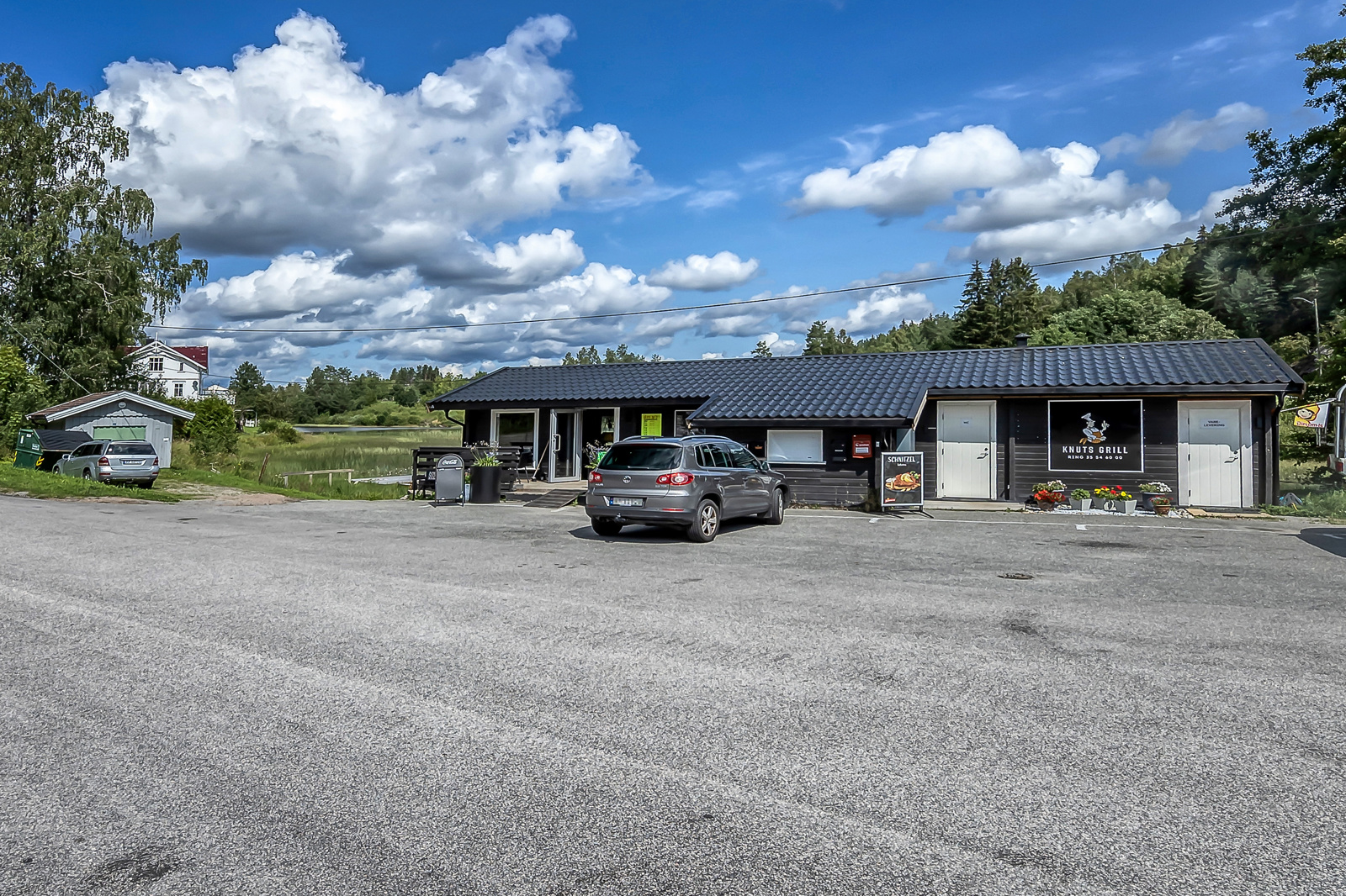 Områdebilde fra kiosken ved Kilevann.