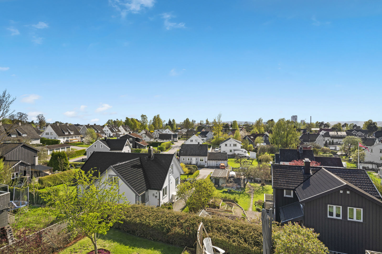 Utsikten fra veranda i 2. etasje 