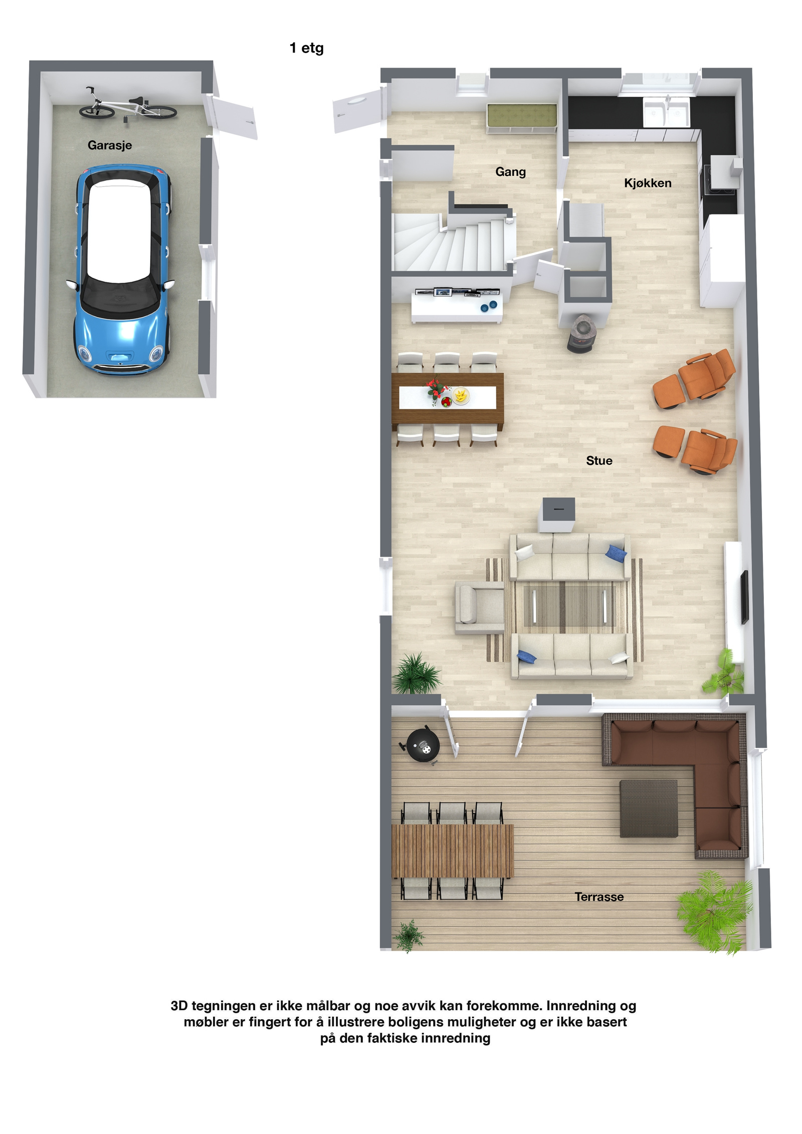 Plantegning 1. etasje
