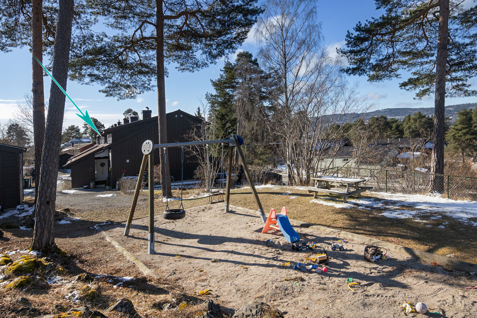 Lekeplass i umiddelbar nærhet