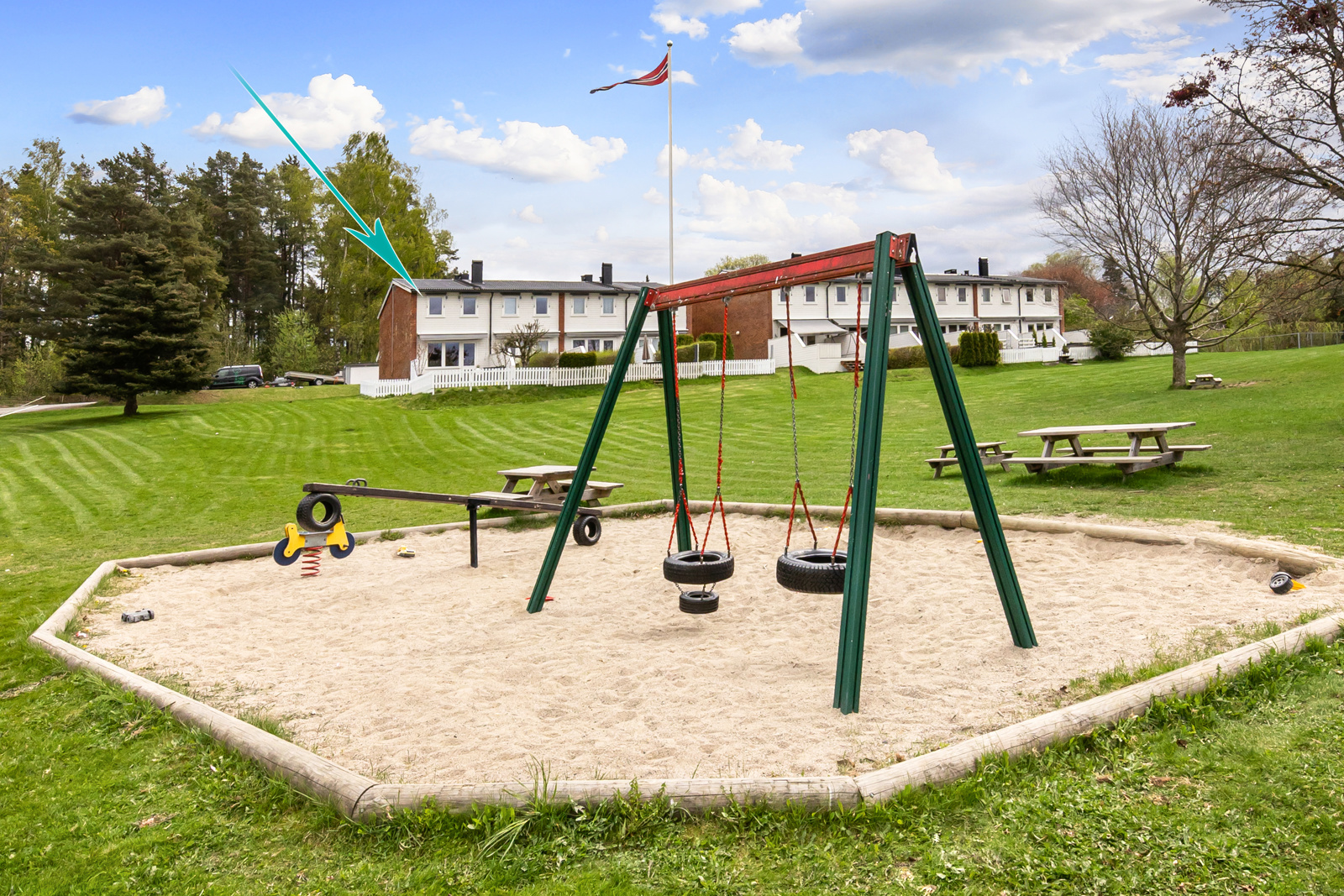 Lekeplass på fellesområdet