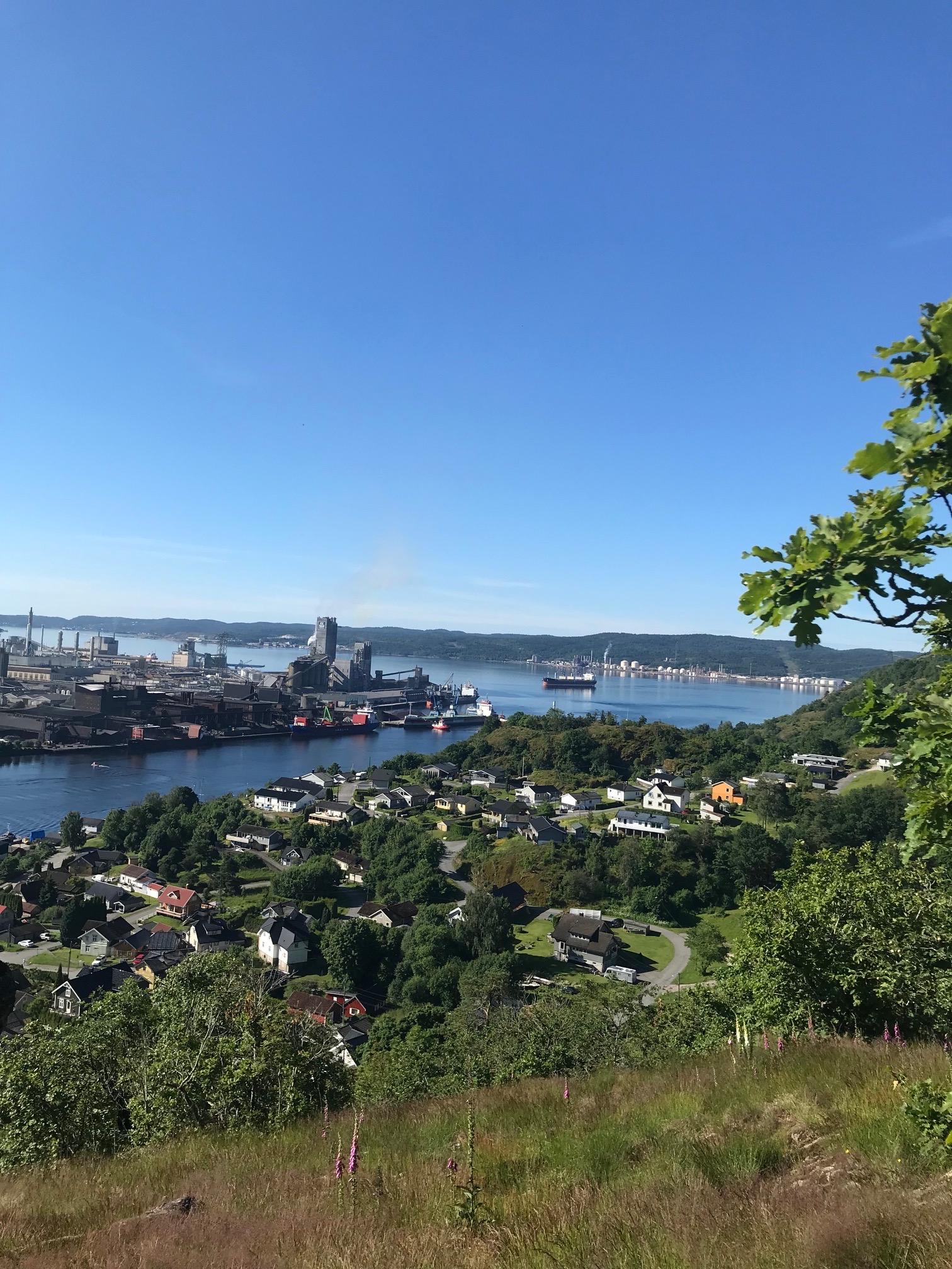 Fine turområder i nærområdet - her fra Skipperåsen