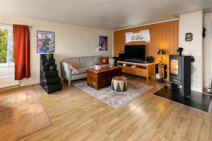 Lun og innbydende sofakrok i stue