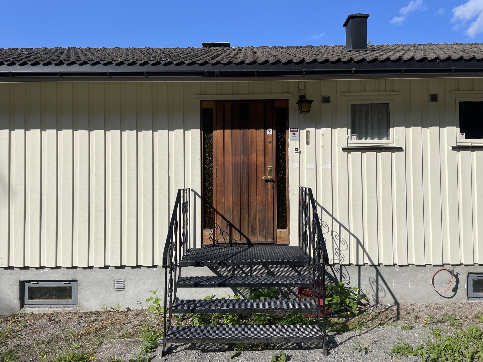 Et flott inngangsparti. 