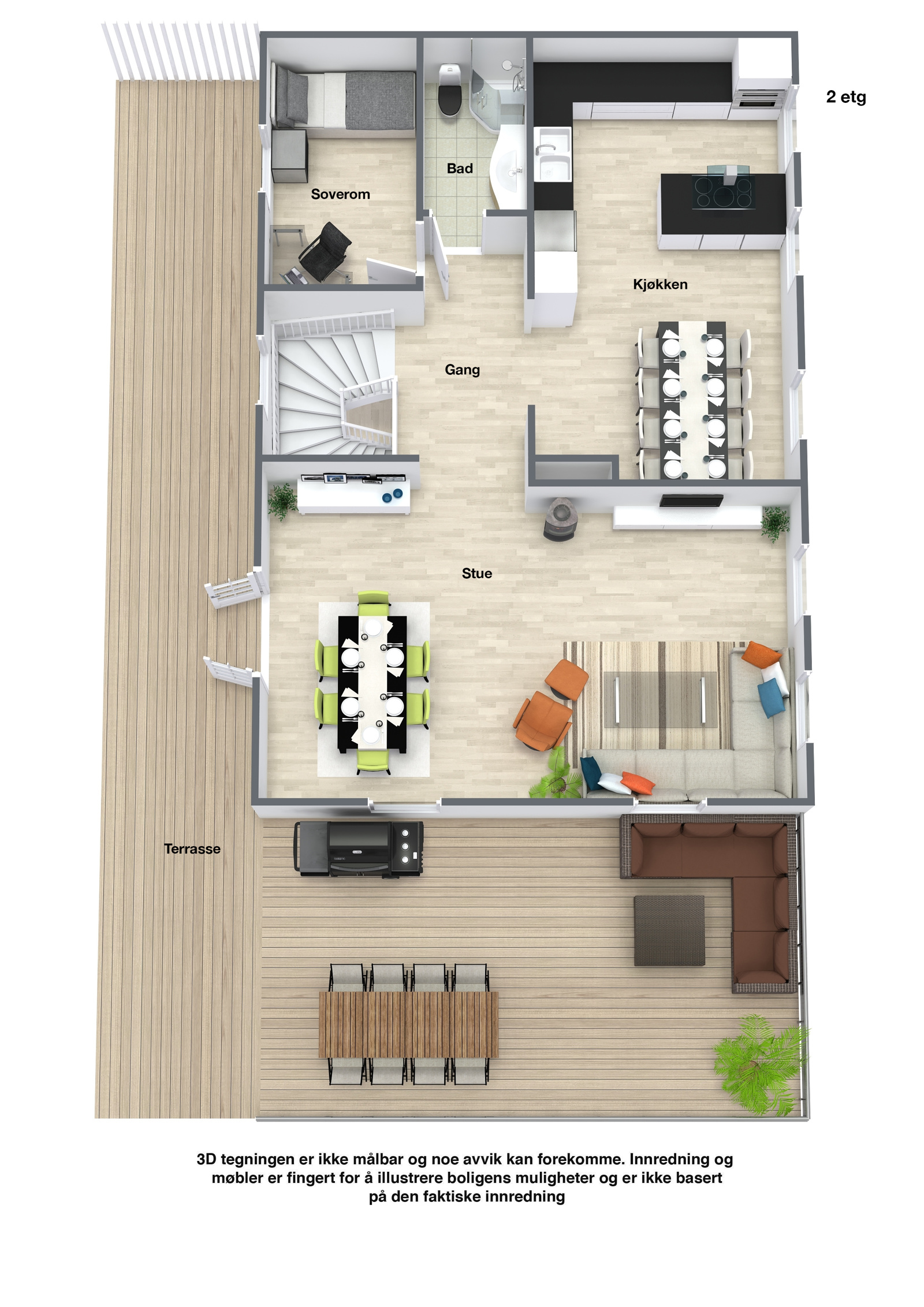 Plantegning 2. etasje