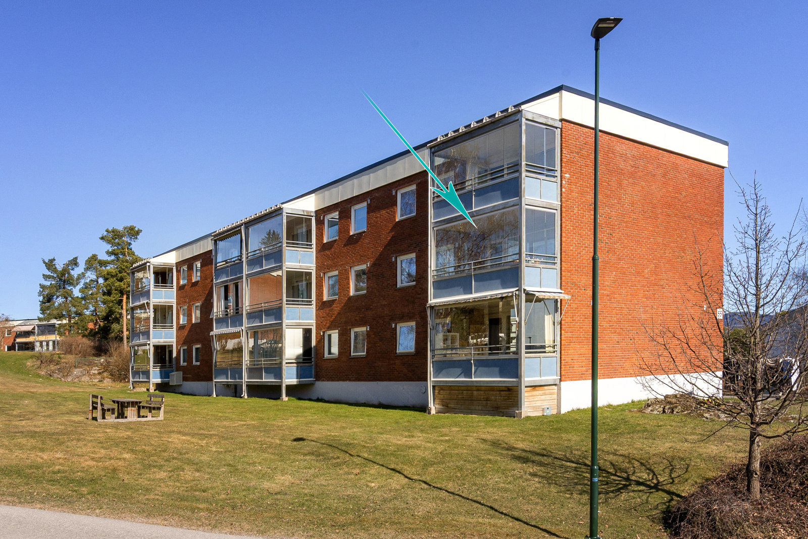 Endeleiligheten ligger i 2. etasje