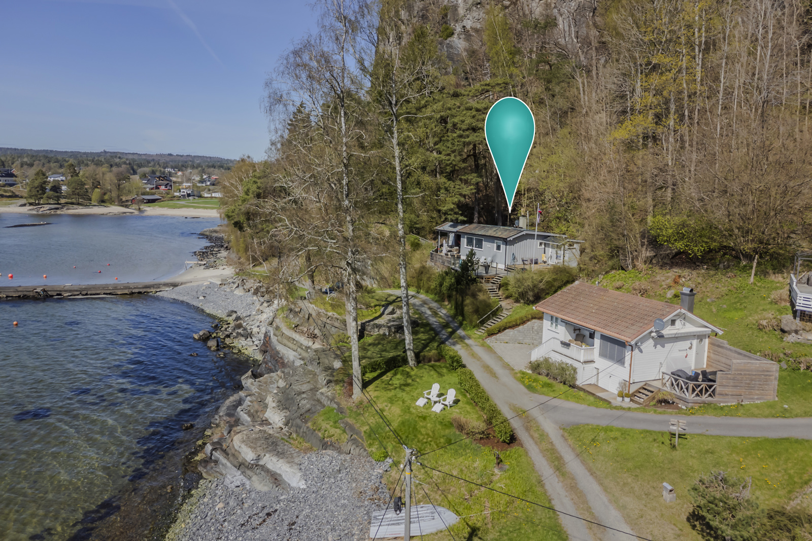 Tett på naturen med sol, utsikt og sjølukt!