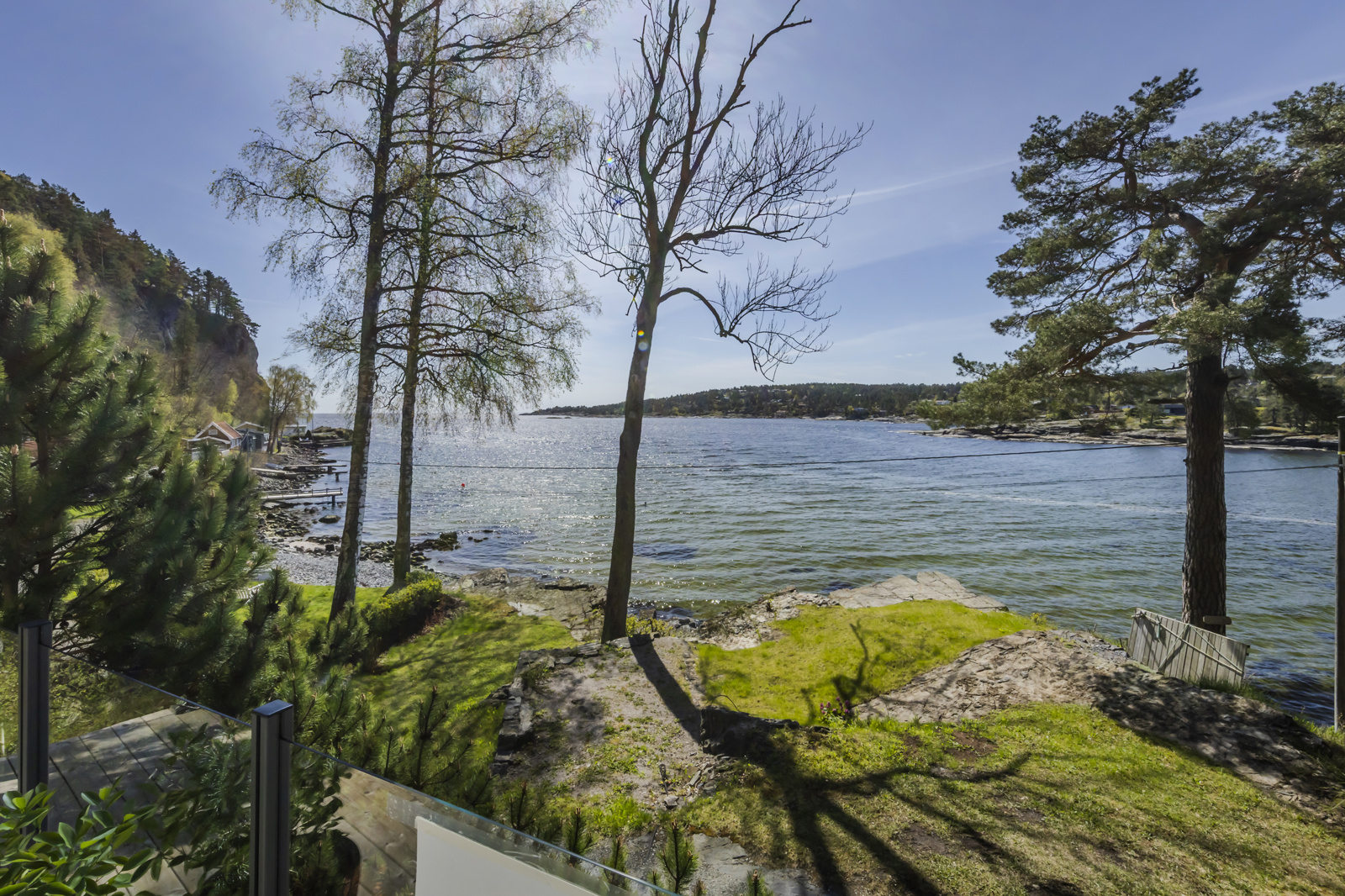 Fantastisk utsikt fra terrassen