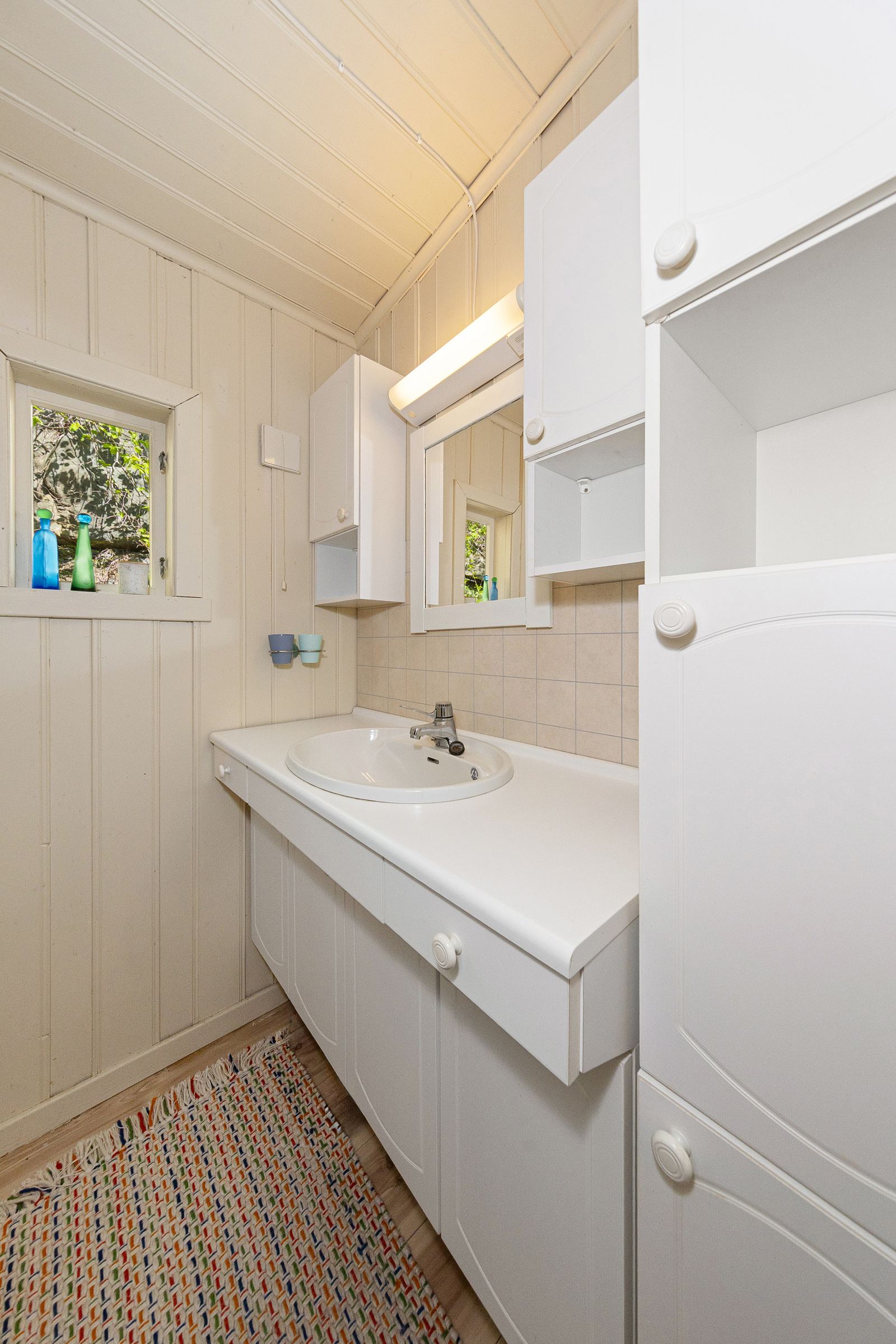 Bod klargjort til enkelt baderom (det er ikke innlagt vann/avløp eller byggemeldt)