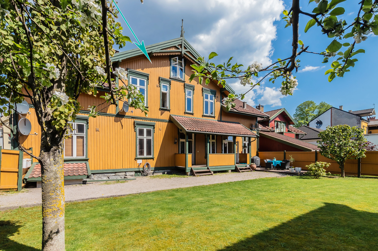 Fra uteområde. 