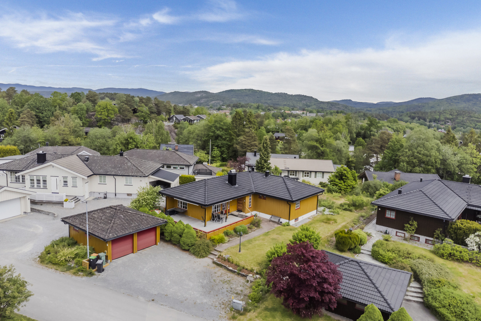 Godt med parkering i egen gårdsplass