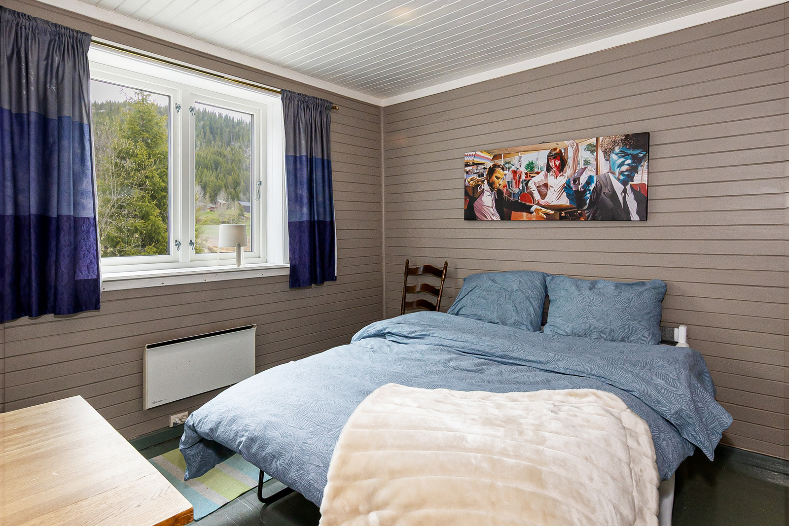 Soverom 2 med plass til dobbeltseng