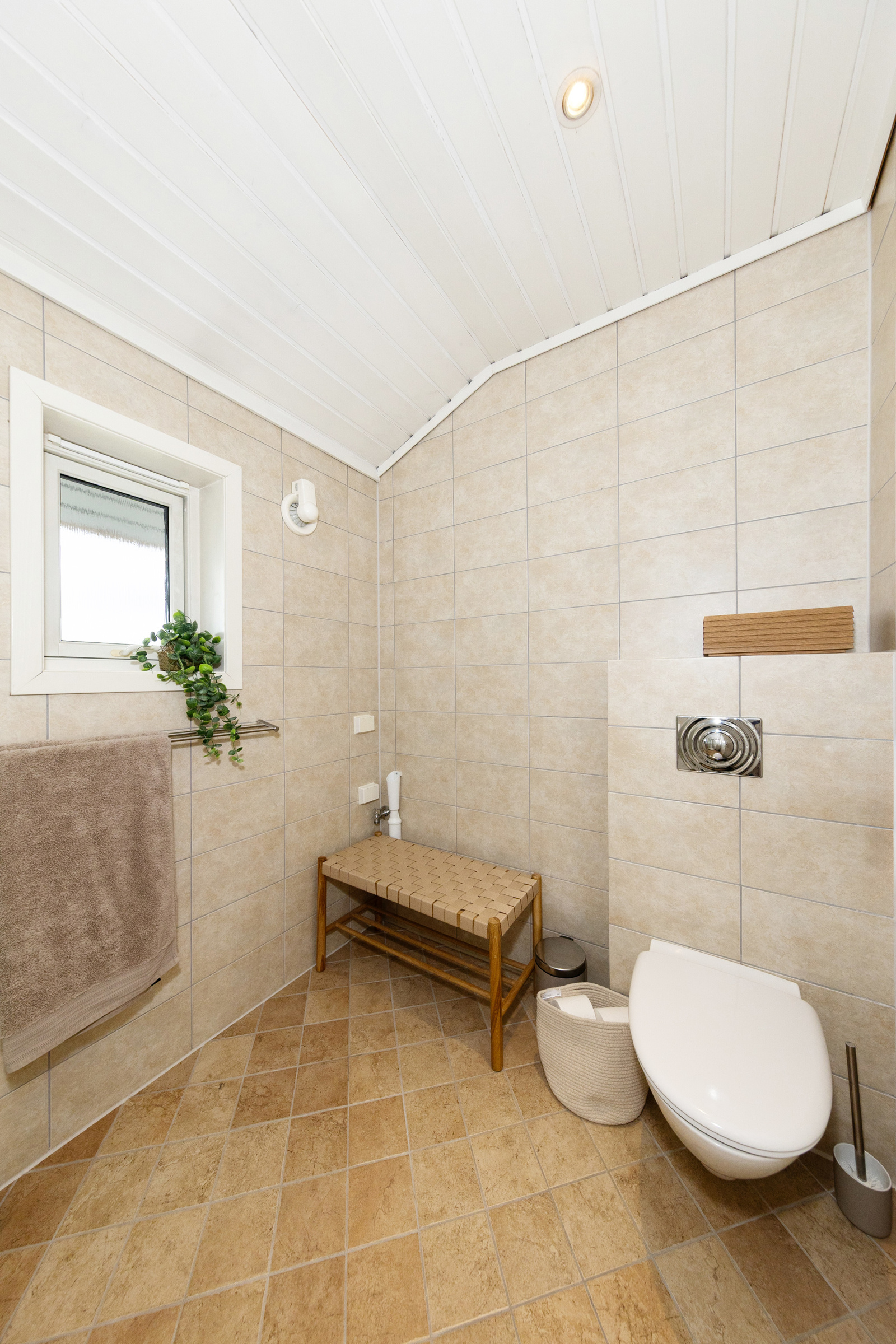 Her kan du velge å ha vaskemaskinen på badet i 2. etasje istedetfor på vaskerommet i kjelleren