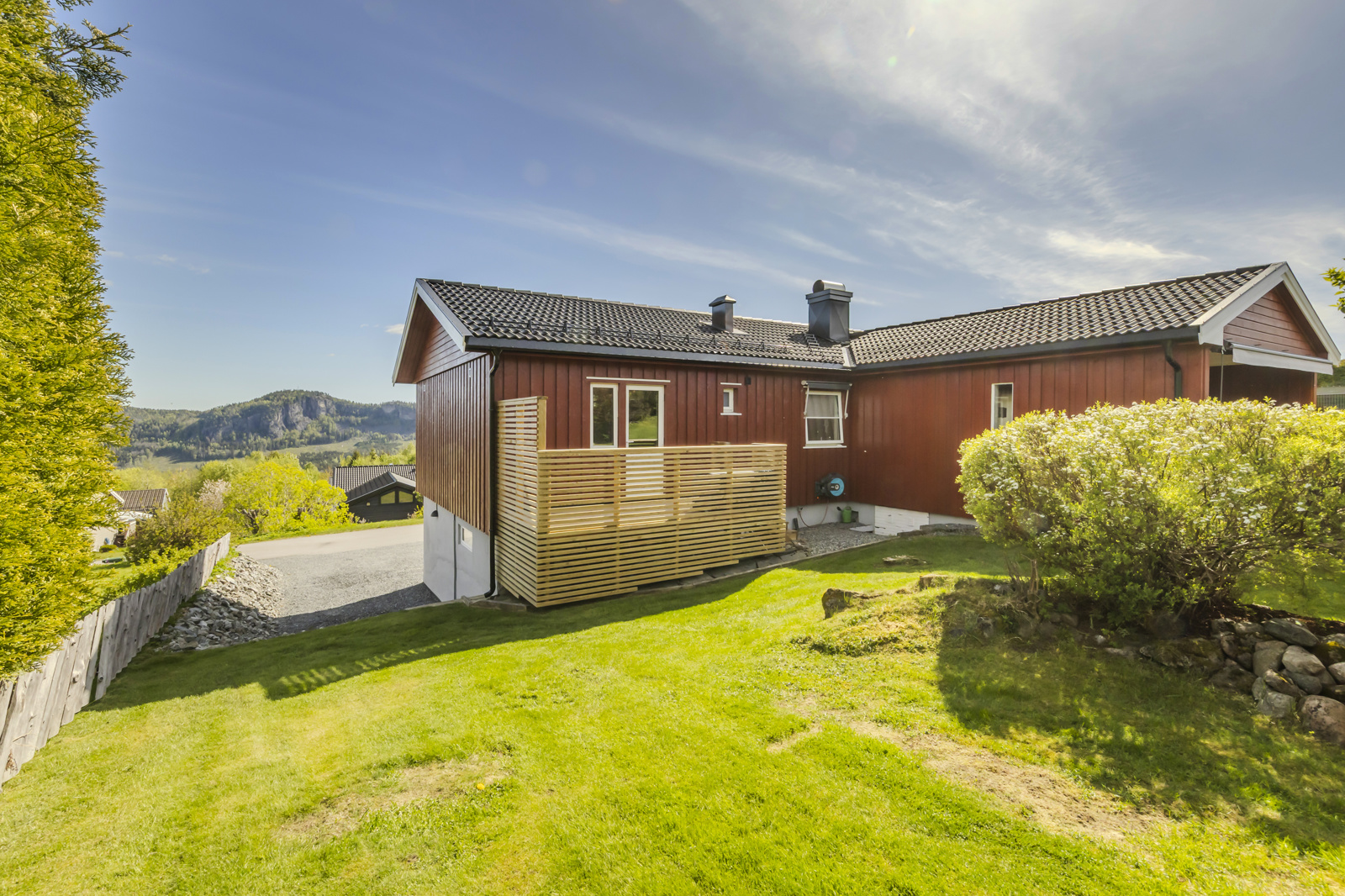 Fra uteområde. 