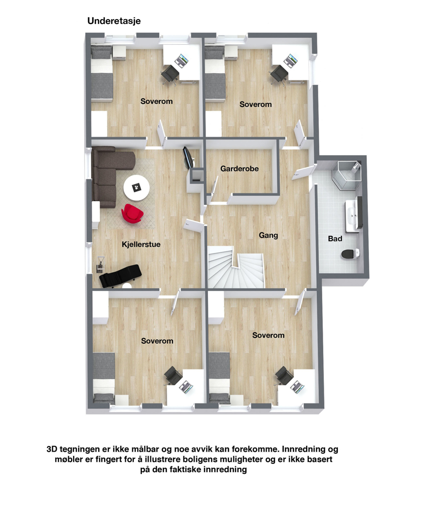 Planskisse underetasje