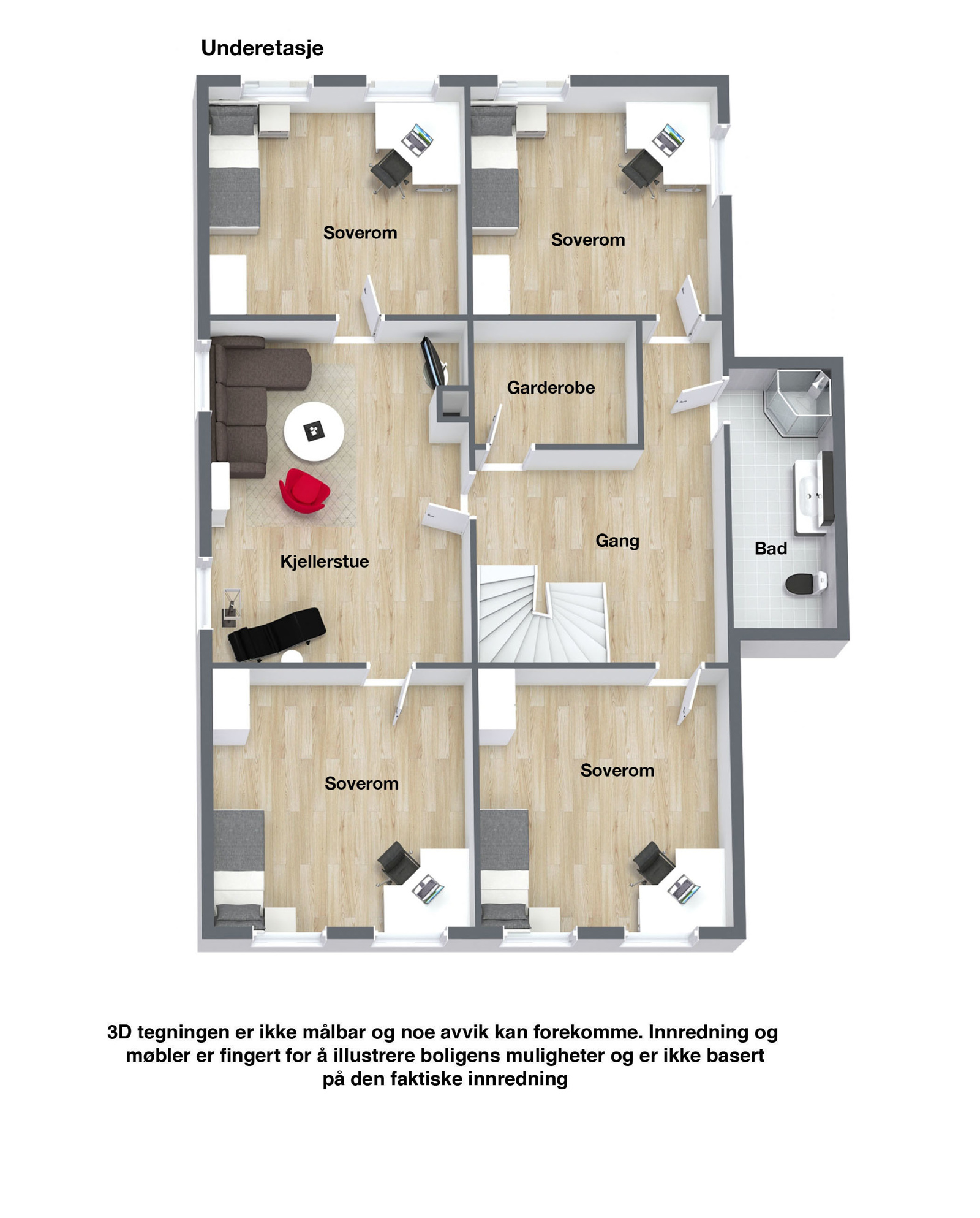 Planskisse underetasje