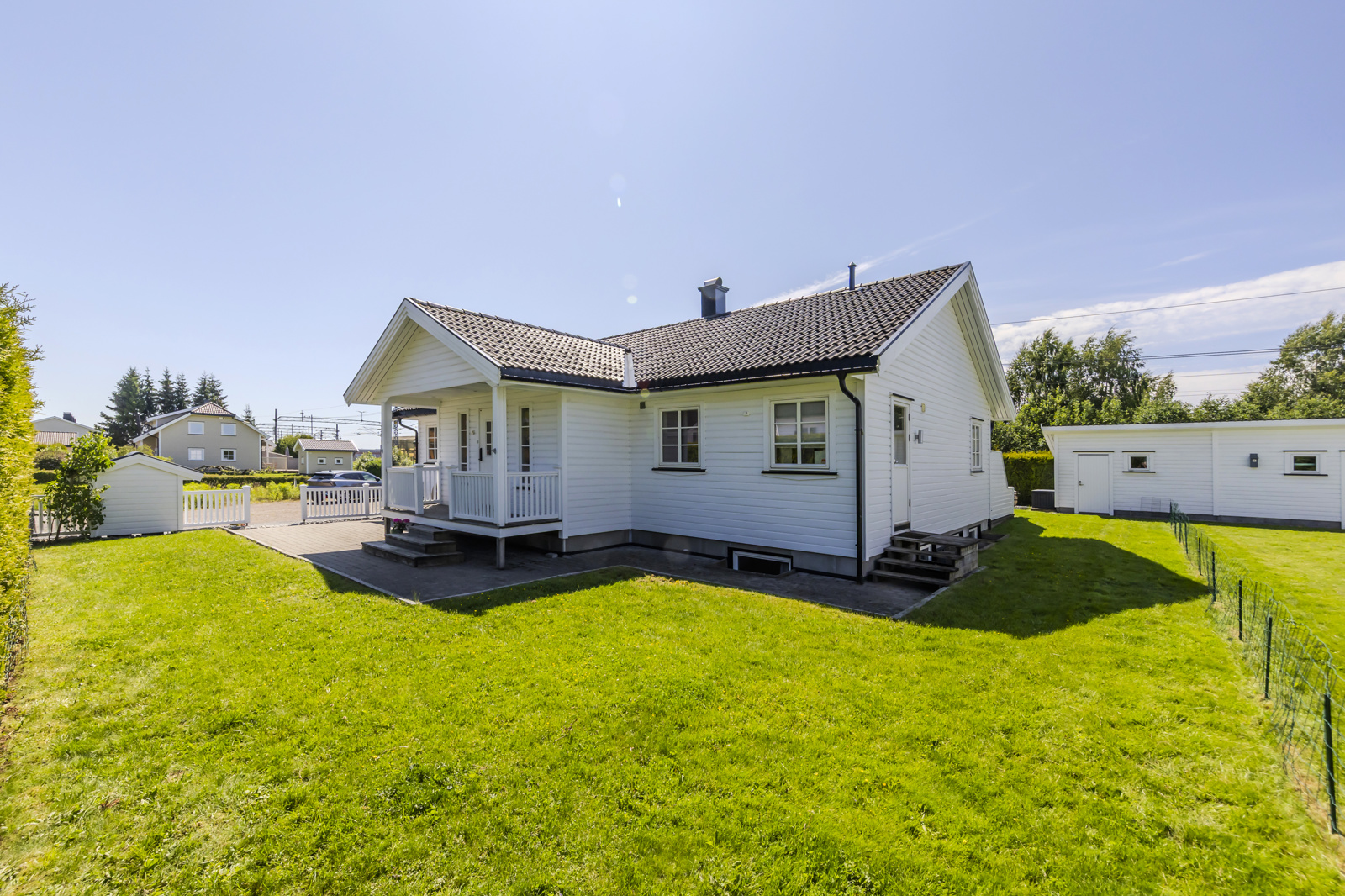 Flat og lettstelt tomt