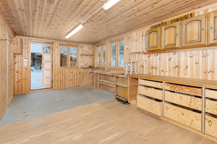 Hobbyrom/verksted for den nevenyttige.