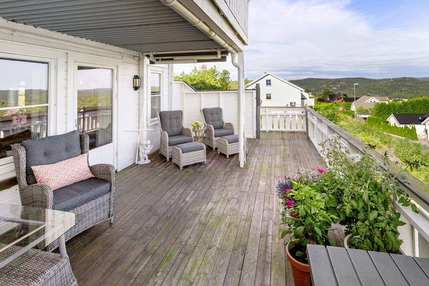 Fra terrasse. 