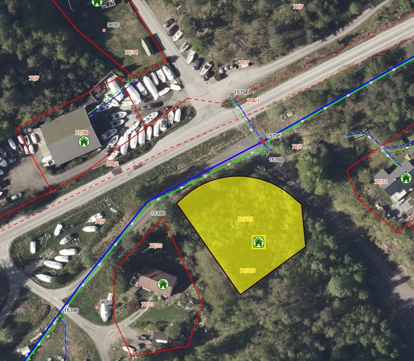 V og A kommunalt ledningsnett - Buvollen 7