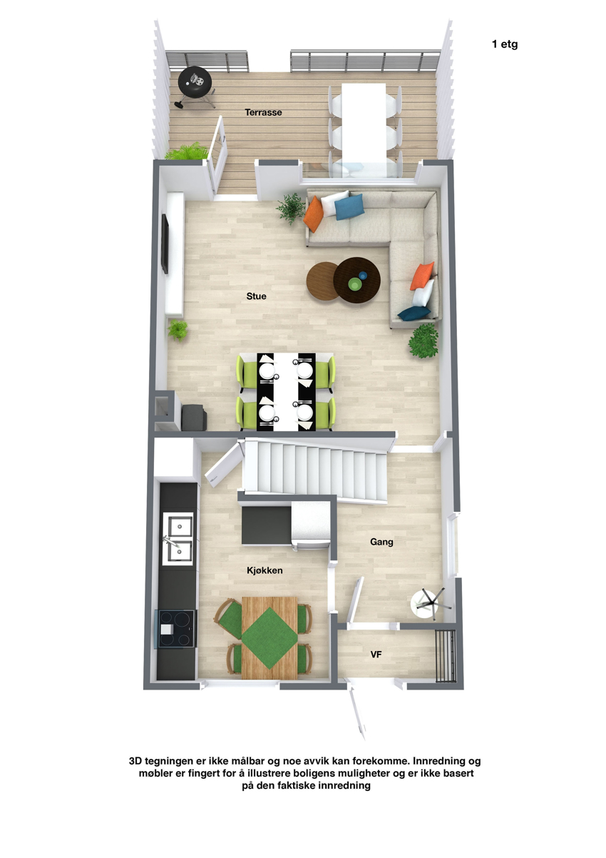 Planskisse 1. etasje