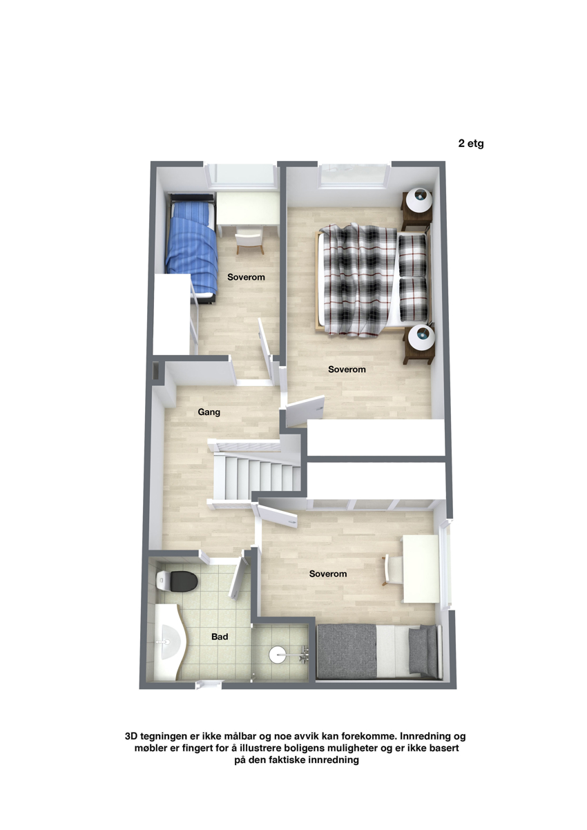 Planskisse 2. etasje