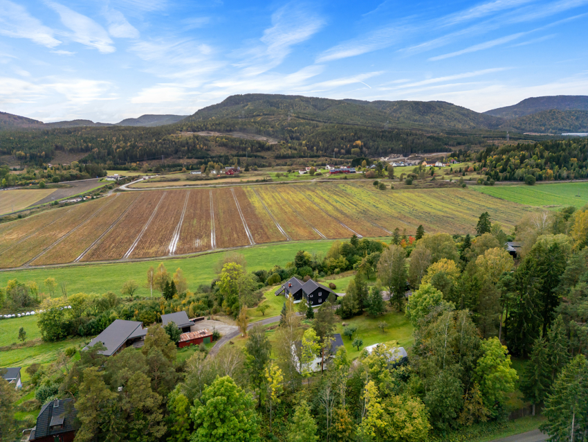 Fin natur rett på utsiden av døren.