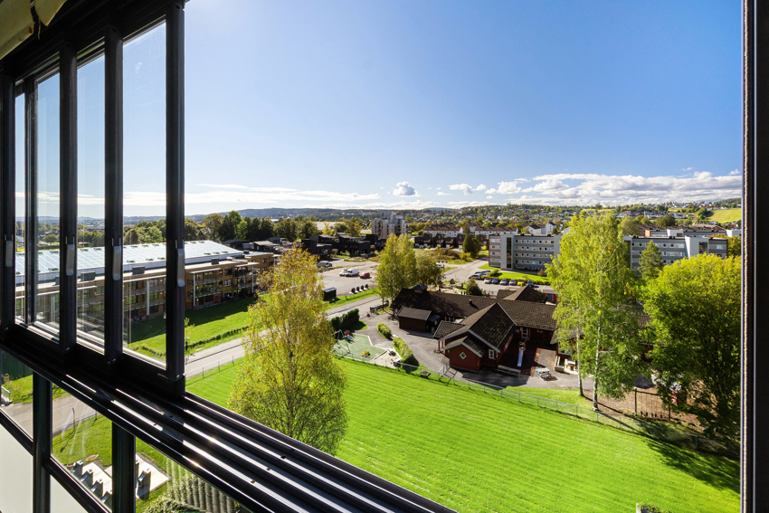 Nydelig utsikt fra balkongen