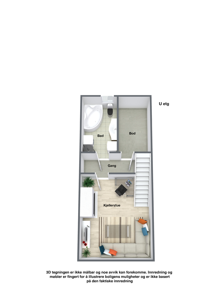 Chr Magnus Falsens gate 9G Plantegning U etg