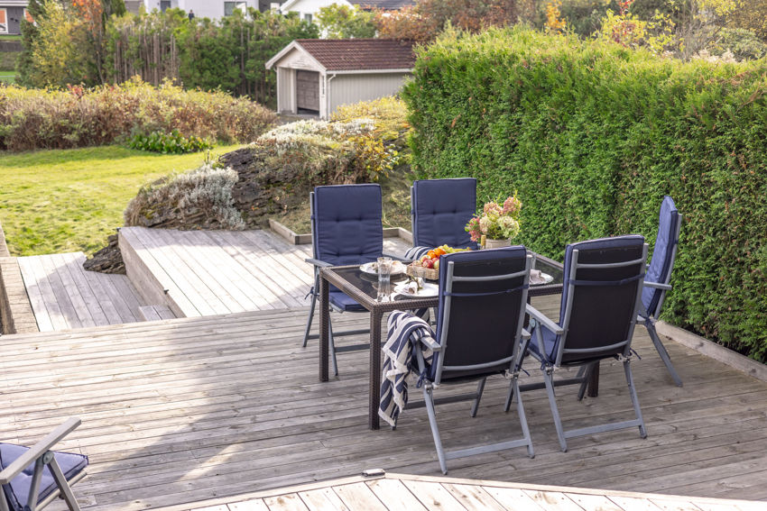 Terrasser på flere nivåer