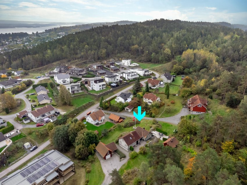 Koselig og etablert område