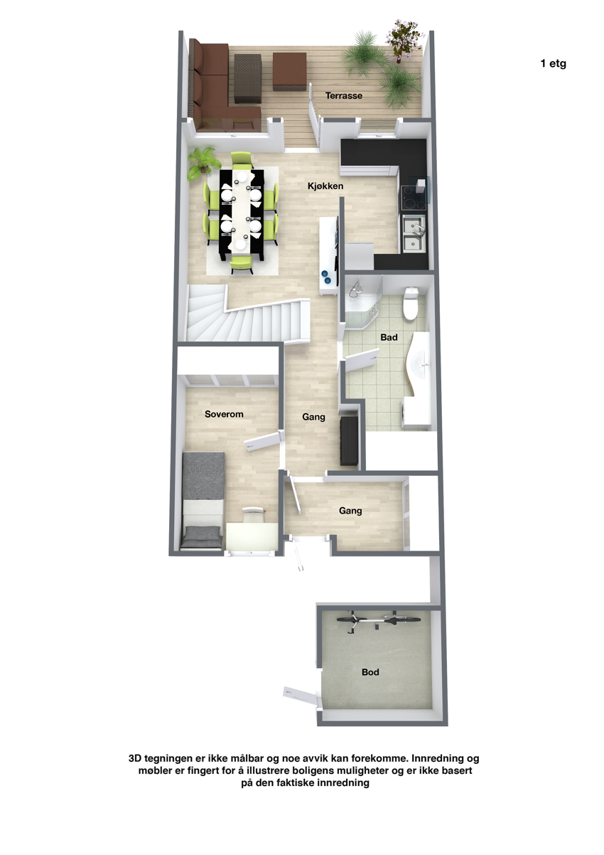 Planskisse 1. etasje