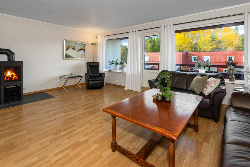 Vedovn som gir en lun og behagelig varme på kjølige dager