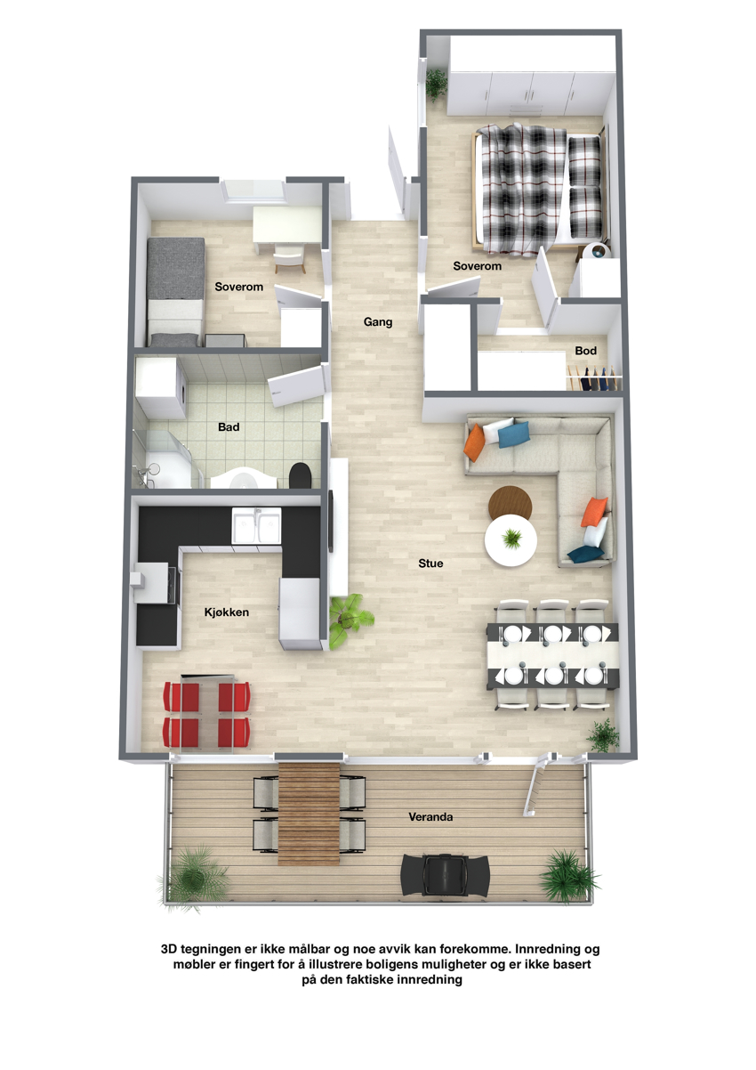 Plantegning 5. etasje