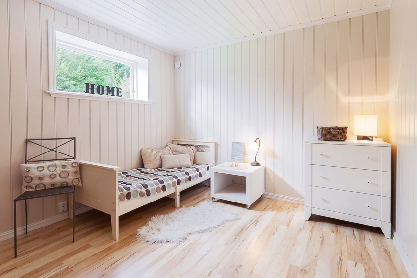 Fra soverom i underetasejen (ikke søkt bruksendret)