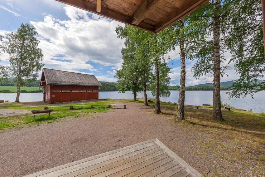Bilder fra den populære badeplassen på Gorningen. 