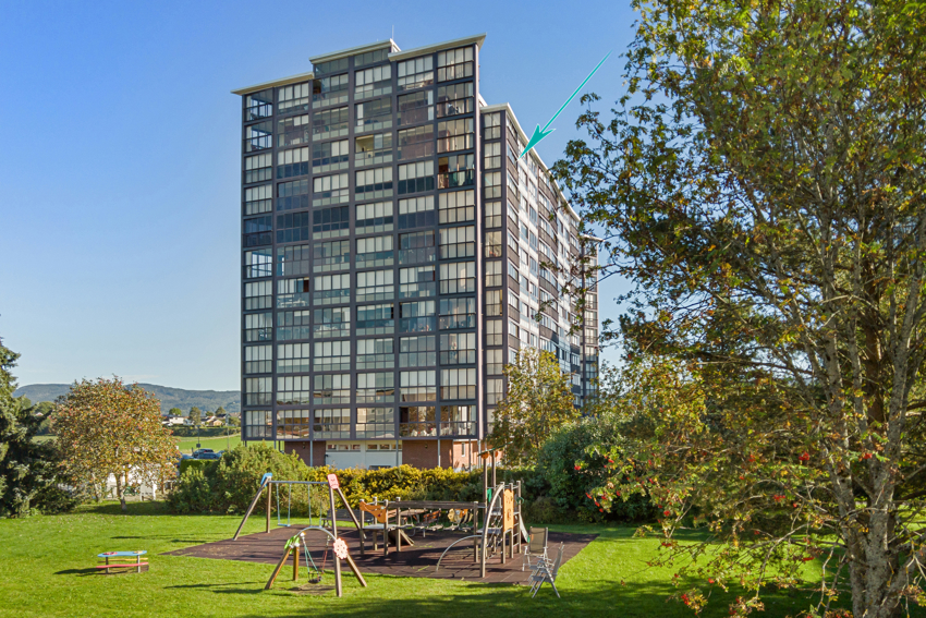 Trivelige fellesområder utenfor blokka