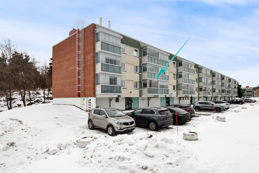 Parkering rett på utsiden