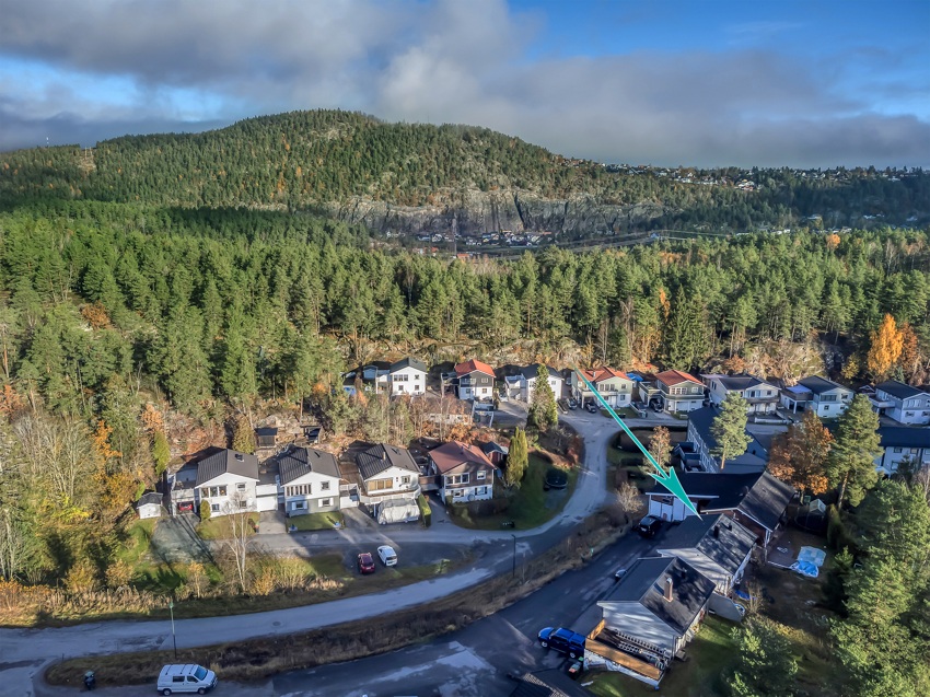 Det er godt med friområder og natur i og rundt Åfossmyra - Gangavstand til bademuligheter på Norsjø