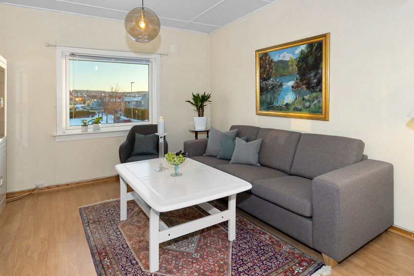 Fra stuen, her har det tidligere vært soverom.