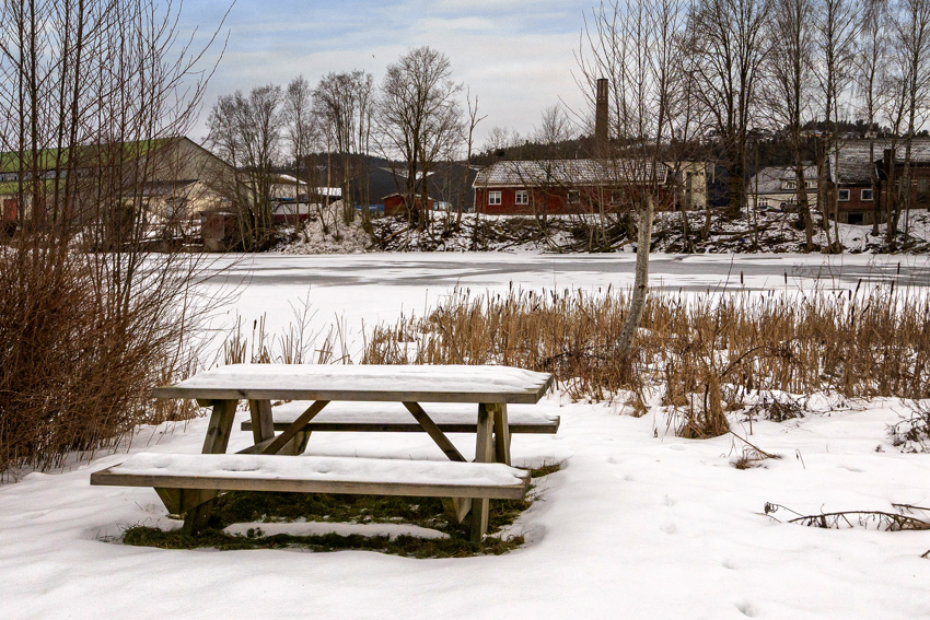 Borettslaget disponerer brygge ved Falkumelva