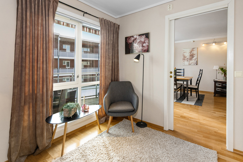 Soverom 3. Nåværende eier har benyttet rommet til ekstra stue.