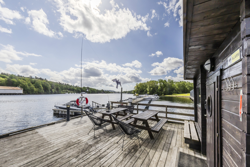 Borettslaget eier del i felles bryggeanlegg.