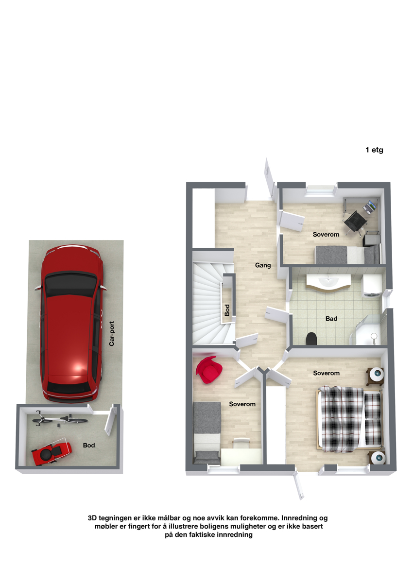 Plantegning 1. etasje