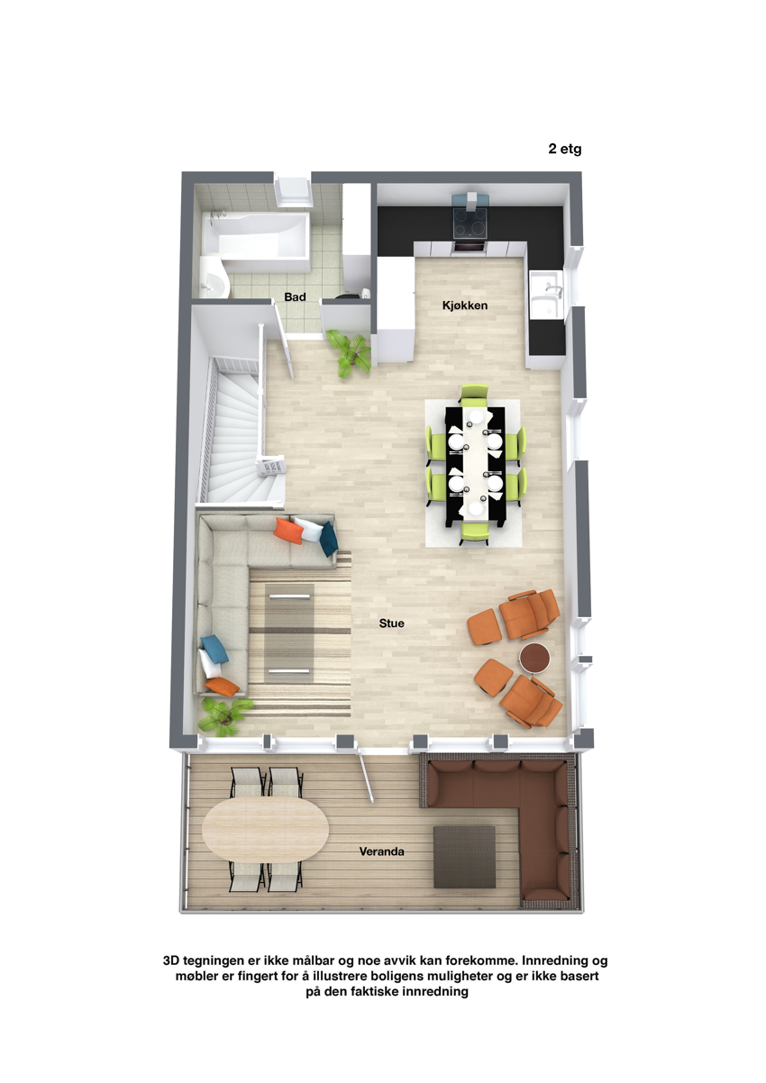 Plantegning 2. etasje